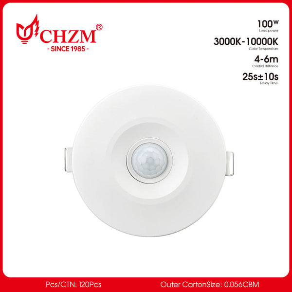86x86mm Motion Sensor Switch for Smart Lighting | CHZM Lighting — Wholesale LED Lighting | CHZM