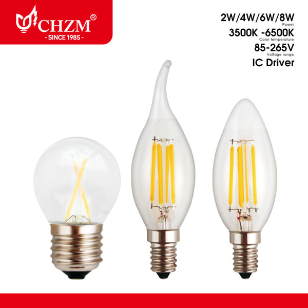 C37 Filament LED Bulb for Indoor Lighting | CHZM Lighting — Wholesale LED Lighting | CHZM