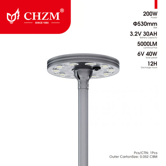 Engineering UFO solar street light