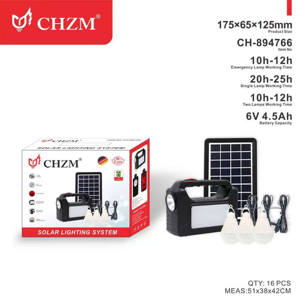 Compact Solar Power System for Outdoor Lighting | CHZM Lighting — Wholesale LED Lighting | CHZM