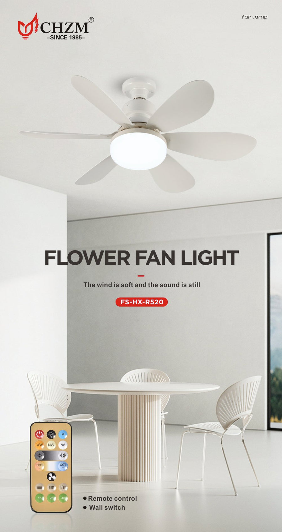 40W LED Ceiling Fan Light | CHZM Lighting — Buy Wholesale | CHZM Lighting