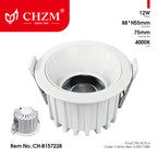 LED Downlight Size Chart