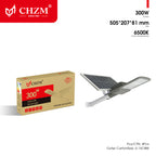 CHZM IP65 Waterproof LED Solar Street Light - High Brightness 5054 SMD, Die-cast Aluminum, LiFePO4 Battery with Remote Control for Garden & Road