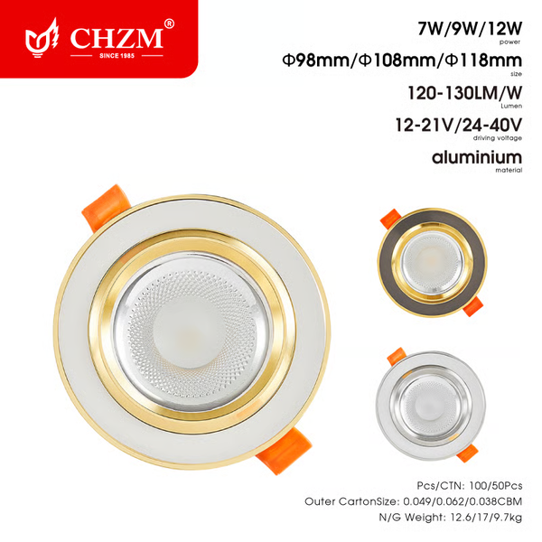 7W-12W LED Downlight Indoor Office | CHZM Lighting — Wholesale LED Lighting | CHZM