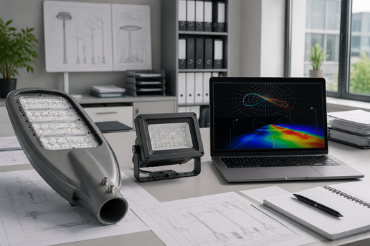 LED photometric file review for lighting procurement
