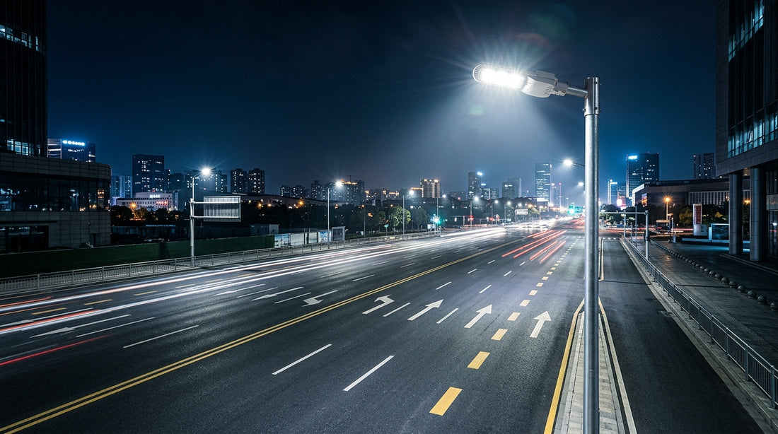 commercial distribution panel market — LED Street Light real-world application photo