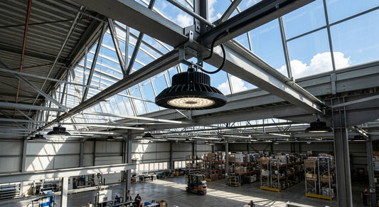 factory ceiling light troubleshooting — LED High Bay Light real-world application photo