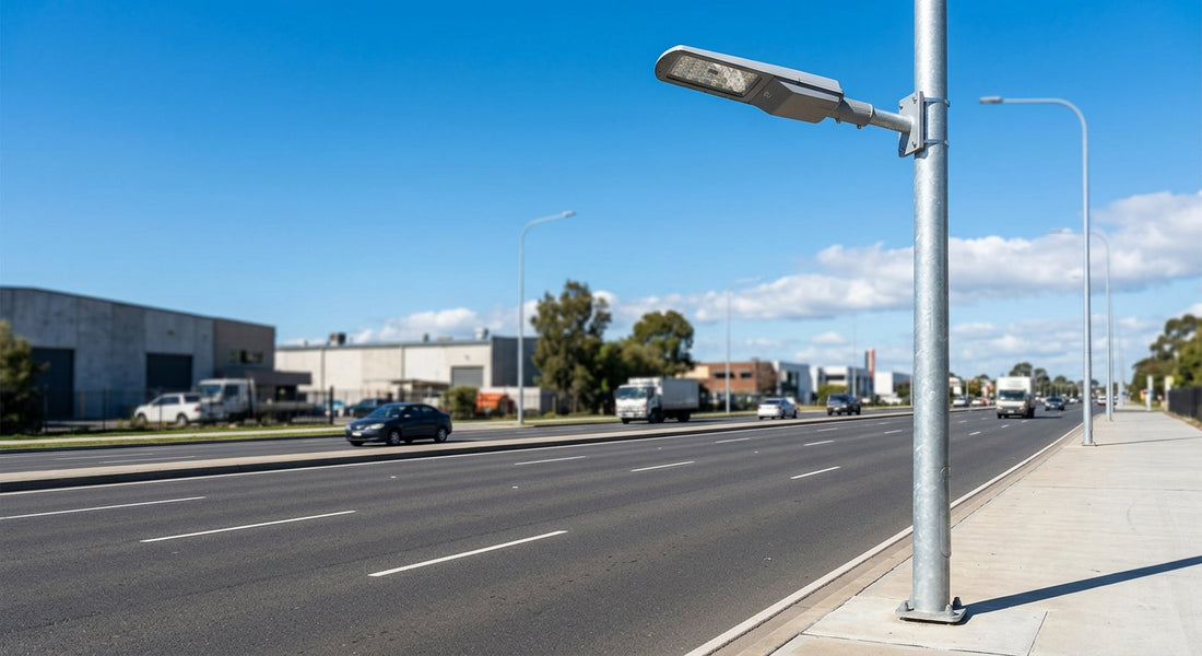 highway led lamp troubleshooting — LED Street Light real-world application photo