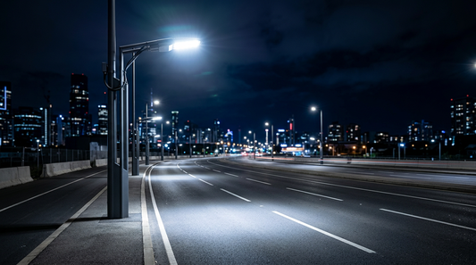 smart street lights can — LED Street Light real-world application photo
