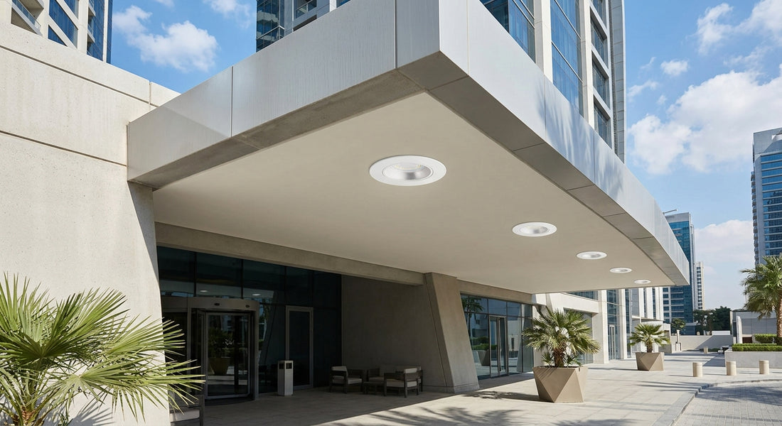 LED can light case study — LED Downlight real-world application photo