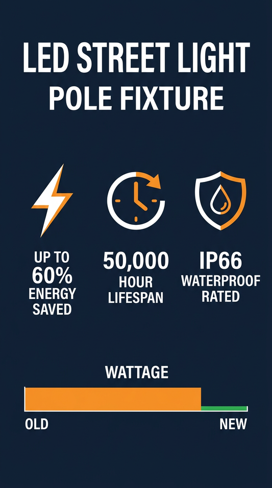 IP66 road lighting case study — LED Street Light real-world application photo