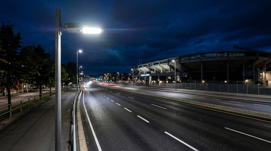 ullevaal stadium among first — LED Street Light real-world application photo