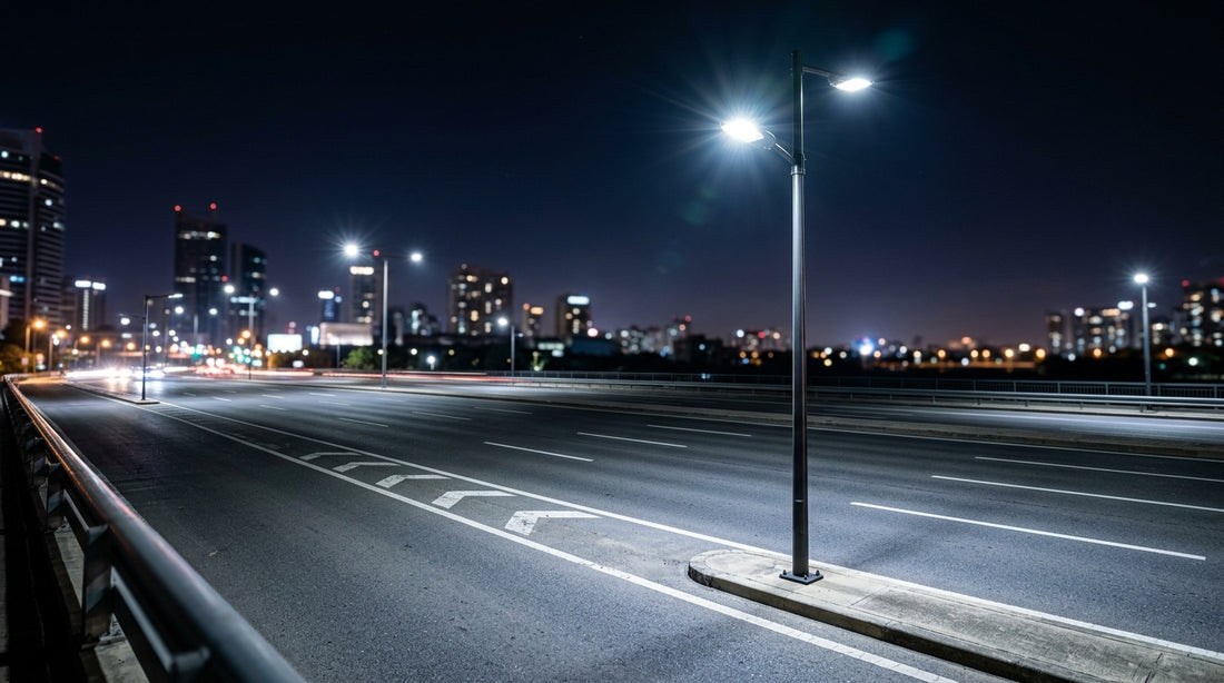 t8 glass led tubes — LED Street Light real-world application photo