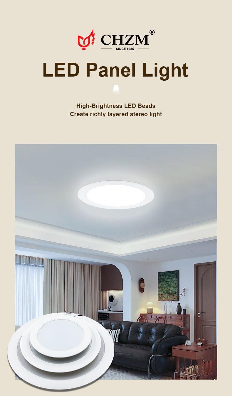 All-Plastic Integrated LED Downlight: Rust-proof & IP44 Moisture-proof for Office/Home