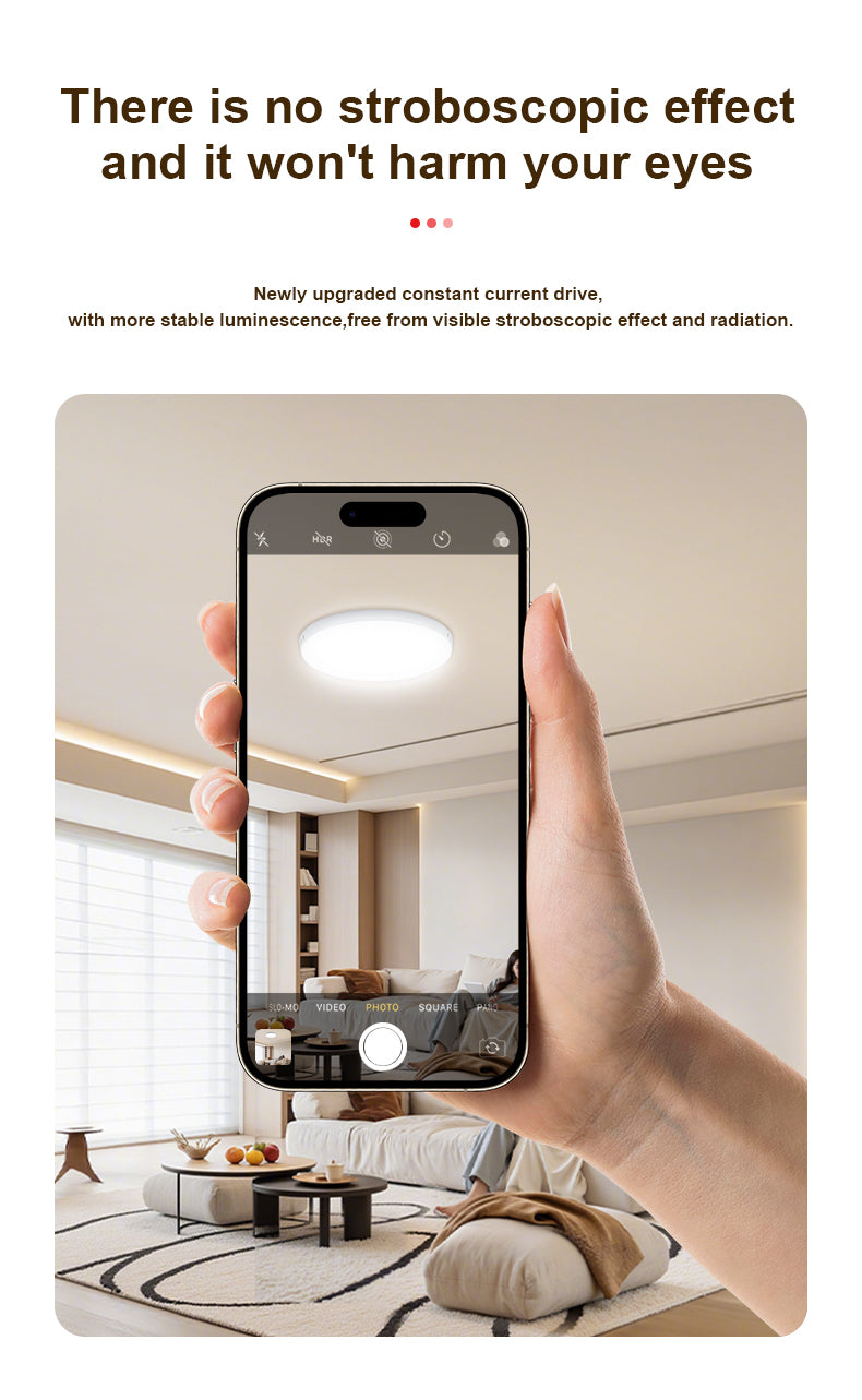 All-Plastic Integrated LED Downlight: Rust-proof & IP44 Moisture-proof for Office/Home