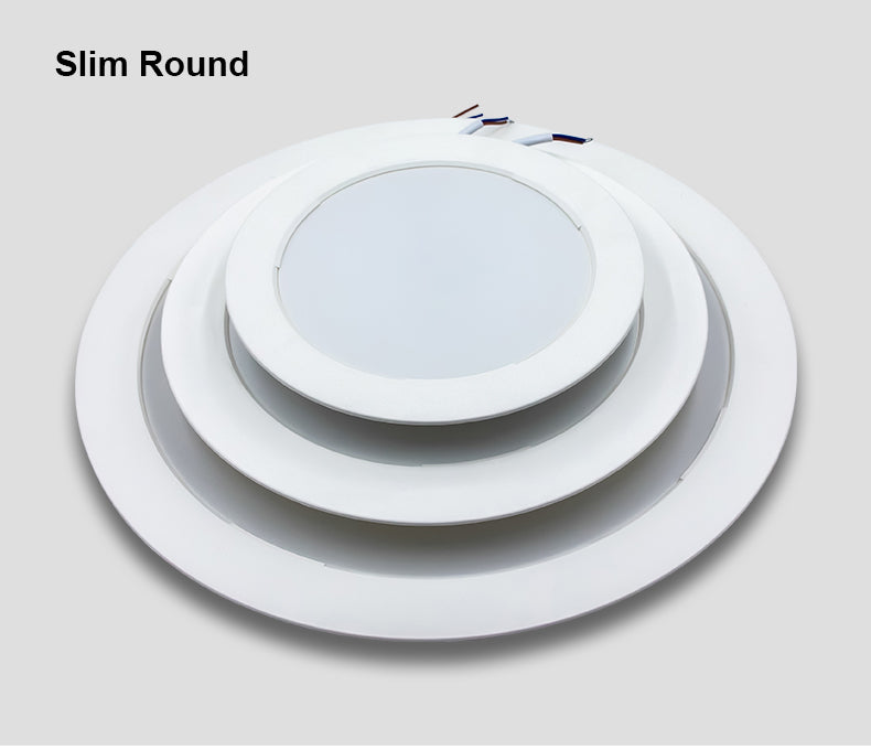 All-Plastic Integrated LED Downlight: Rust-proof & IP44 Moisture-proof for Office/Home