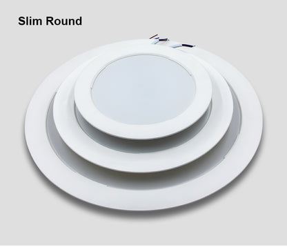 All-Plastic Integrated LED Downlight: Rust-proof & IP44 Moisture-proof for Office/Home