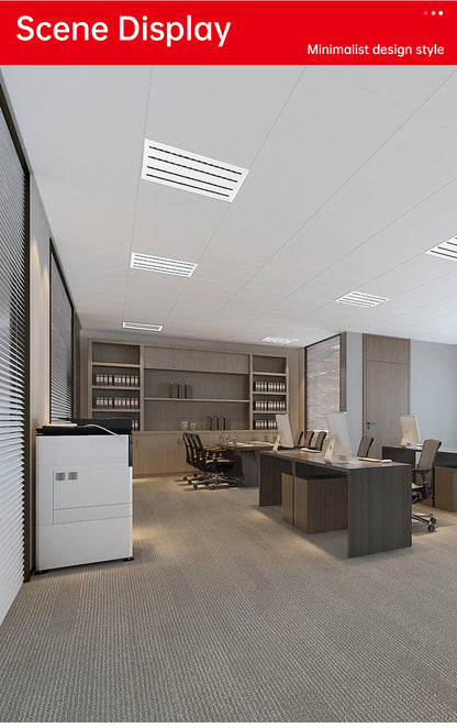 CHZM Anti-Glare LED Grill Panel Light 72W/96W - 595x595mm Recessed Office Ceiling Light - UGR<19 Low Glare Lighting