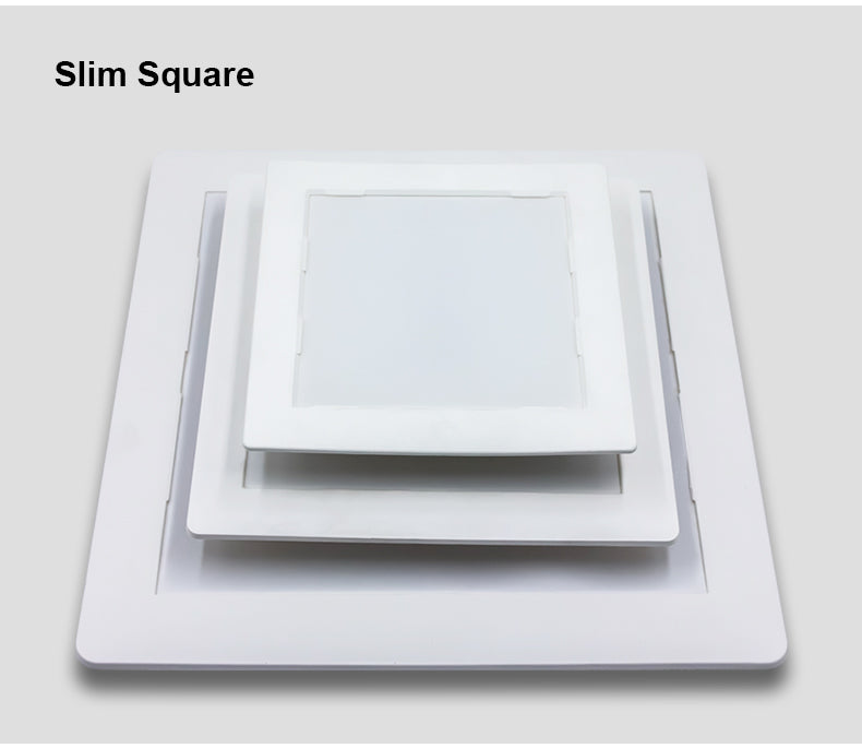 All-Plastic Integrated LED Downlight: Rust-proof & IP44 Moisture-proof for Office/Home