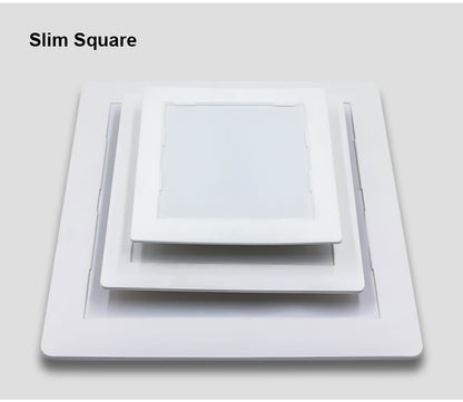 All-Plastic Integrated LED Downlight: Rust-proof & IP44 Moisture-proof for Office/Home