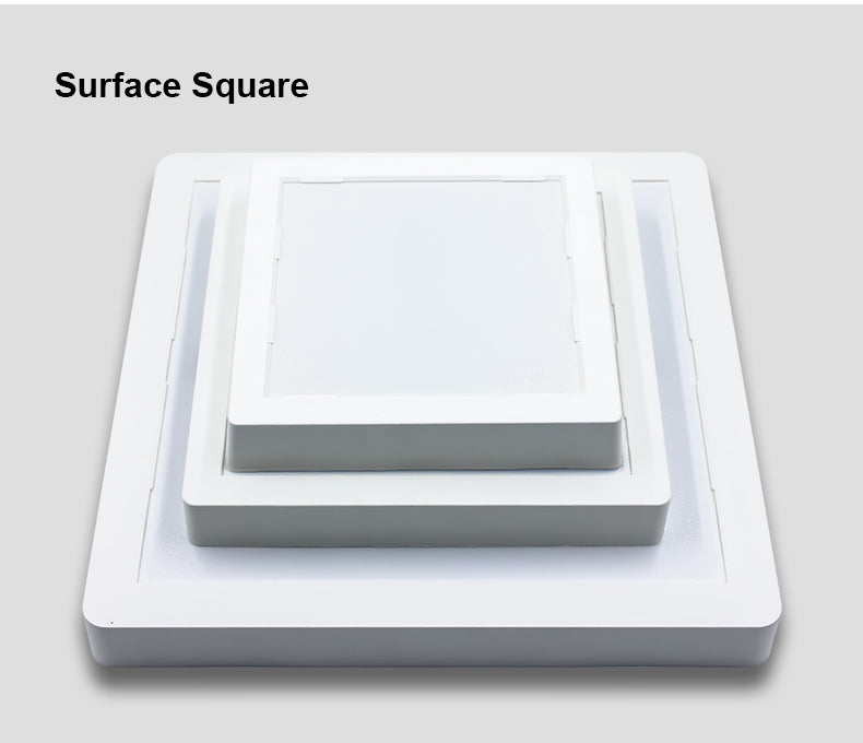 All-Plastic Integrated LED Downlight: Rust-proof & IP44 Moisture-proof for Office/Home
