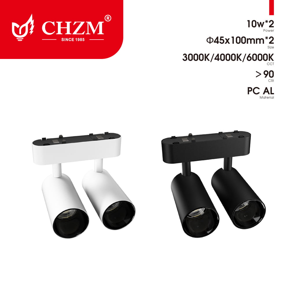 Magnetic track light