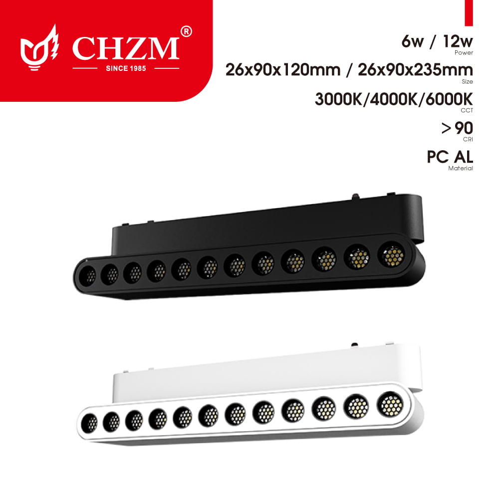 Magnetic track light