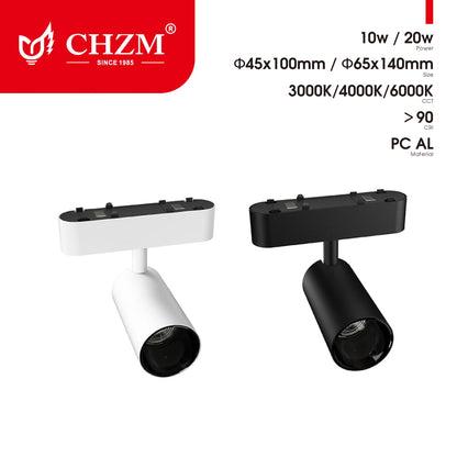 Magnetic track light