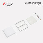 18W-48W Frameless LED Panel Light for Office & Indoor Spaces | CHZM Lighting