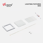 24W LED Panel Light Commercial Ceiling | CHZM Lighting