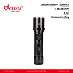 1200mAh LED Flashlight Emergency Light | CHZM Lighting