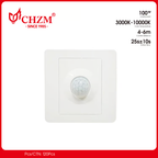 86x86mm Motion Sensor Switch for Smart Lighting | CHZM Lighting