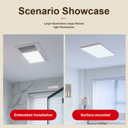 All-Plastic Integrated LED Downlight: Rust-proof & IP44 Moisture-proof for Office/Home