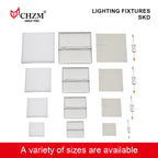 18W-48W Frameless LED Panel Light for Office & Indoor Spaces | CHZM Lighting