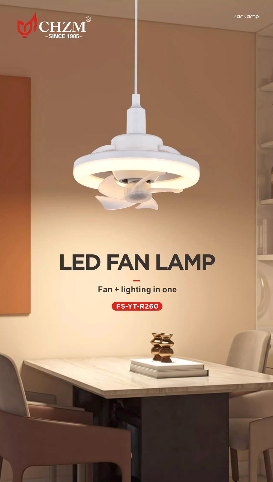 LED Fan Light | CHZM Lighting — Buy Wholesale | CHZM Lighting