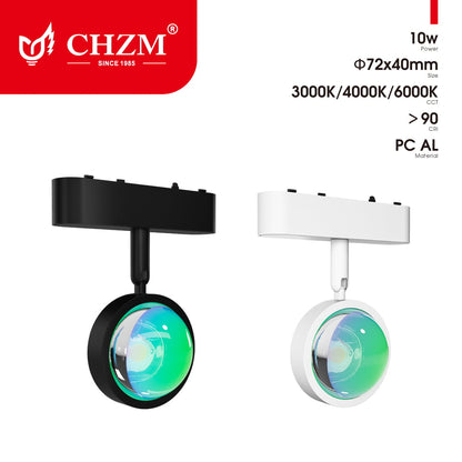 Magnetic track light