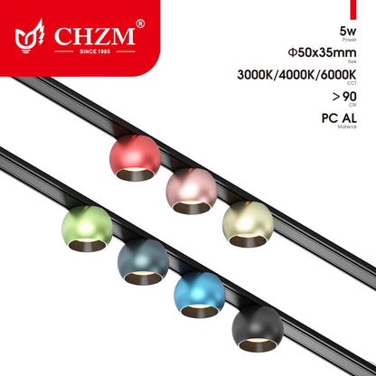 Magnetic track light